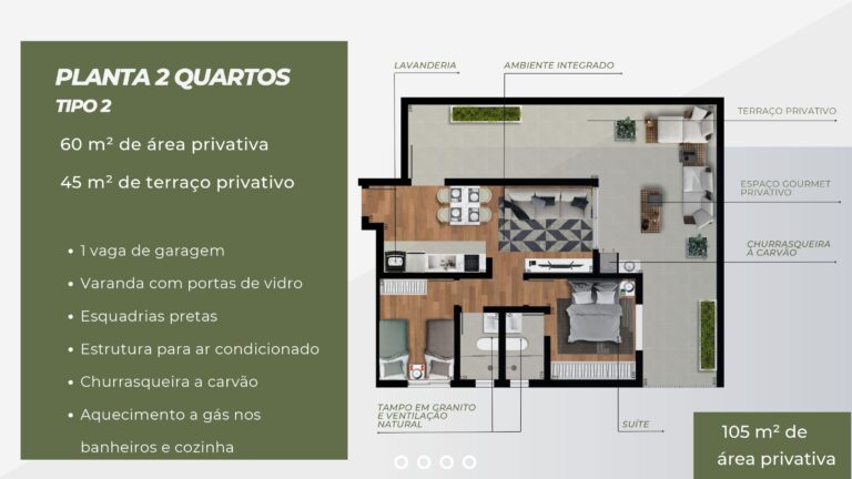 2Q com Terraço